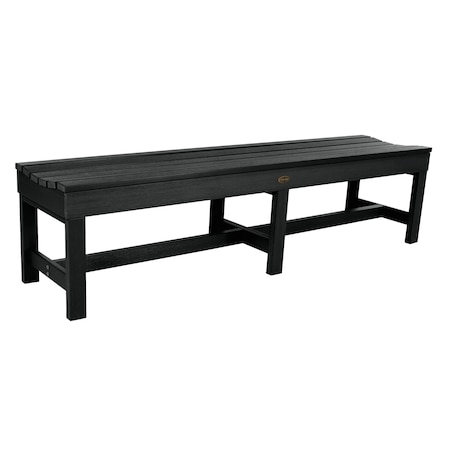 Highwood Usa 6ft Commercial Grade Backless Picnic Bench Outdoor Furniture for Patio, Yard and Garden CM-BENSQ61-BKE